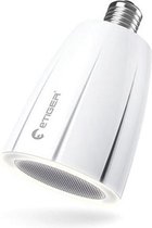 eTIGER COSMIC LED lamp met ingebouwde bluetooth speaker - E27 /E14 - 7,6W - met afstandsbediening