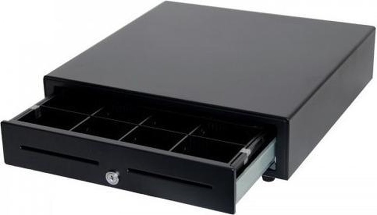 Zwarte Elektronische Kassalade, Geldlade, Geldla, CD 410 Zwarte Elektronische Kassalade, Geldlade, Geldla, CD 410