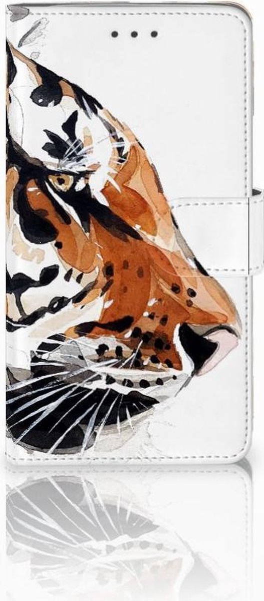 Hoesje Samsung Galaxy J7 2016 Watercolor Tiger