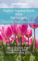 Parallel Bible Halseth English 847 - English Tagalog Dutch Bible - The Gospels - Matthew, Mark, Luke & John