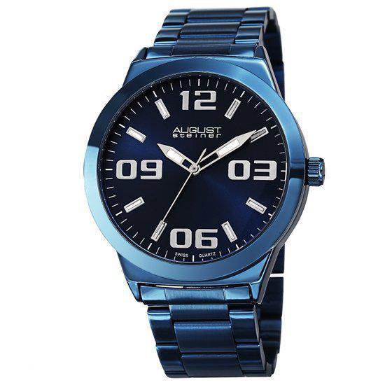 August Steiner herenhorloge blauw | bol.com