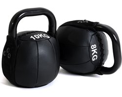 Taurus Soft Kettlebell 16 kg – Zwart – Zachte kettlebell – Indoor kettlebell – Kettlebell voor binnen