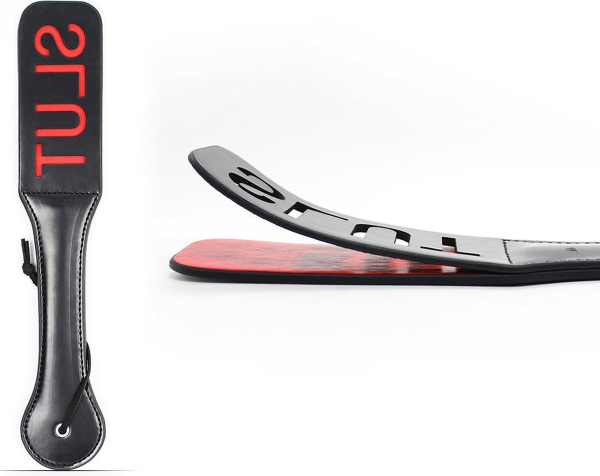 Goedkoopste Banoch - Slut slap - Paddle zwart - BDSM