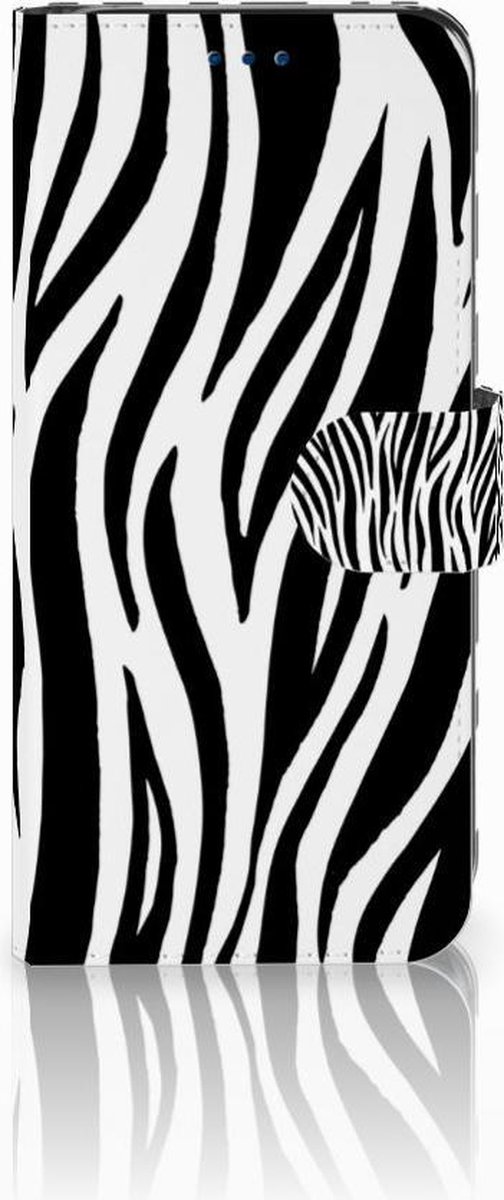 Samsung Galaxy S8 Telefoonhoesje met Pasjes Zebra