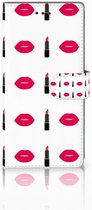 Geschikt voor Samsung Galaxy Note 8 Bookcase hoesje Design Lipstick Kiss