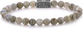 Rebel & Rose Silverbead Labradorite Shield 925 - 6mm RR-6S005-S-16,5 cm