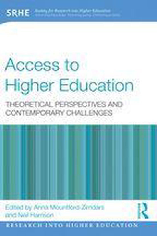 Research into Higher Education - Access to Higher Education - cover