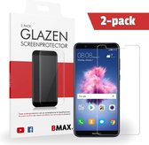 2-pack BMAX geschikt voor Huawei P Smart Glazen Screenprotector | Beschermglas | Tempered Glass