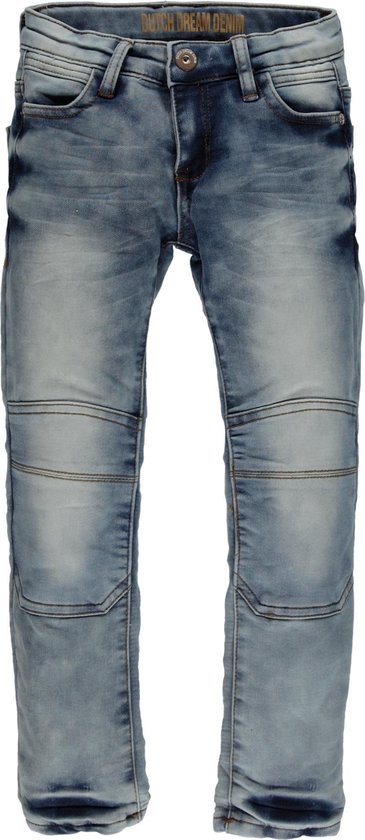 Dutch Dream Denim Jongens Jogg Jeans Mkunga Blauw Slim fit - Maat 140 | bol