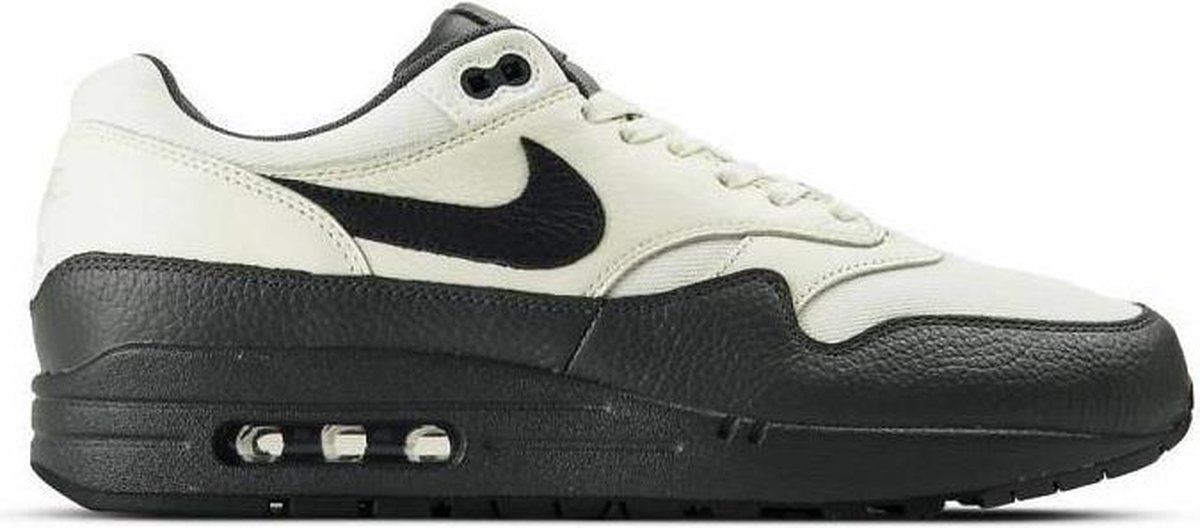 Nike Air Max 1 Premium Sail Dark Obsidian Dark Grijs