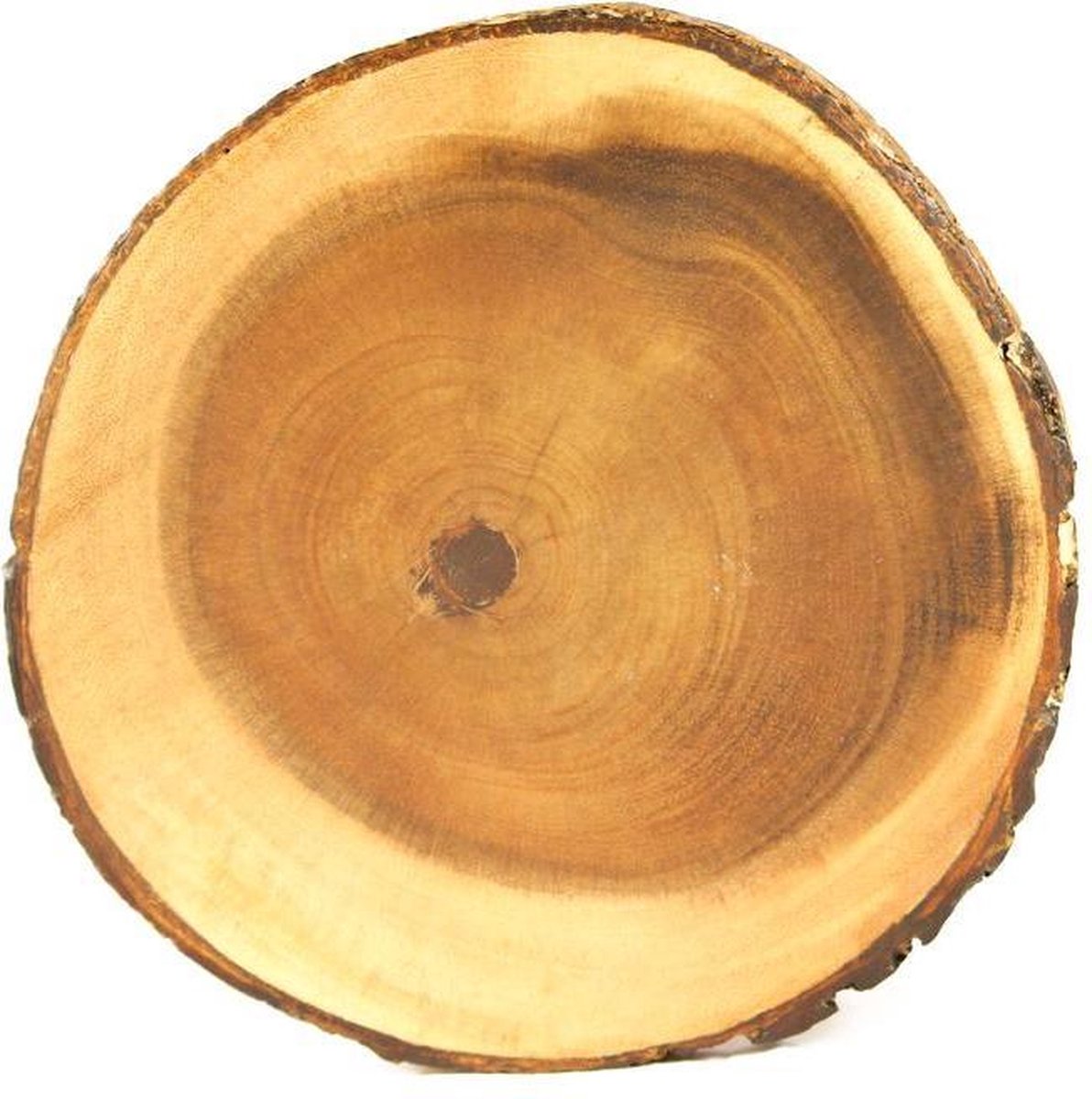 onderzetter boomschijf - 30 tot 33 cm - acaciahout - fairtrade uit de Filippijnen - Floz