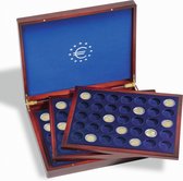 Leuchtturm cassette à monnaie Volterra Trio de luxe - pour 105 pièces de 2 euros en capsules