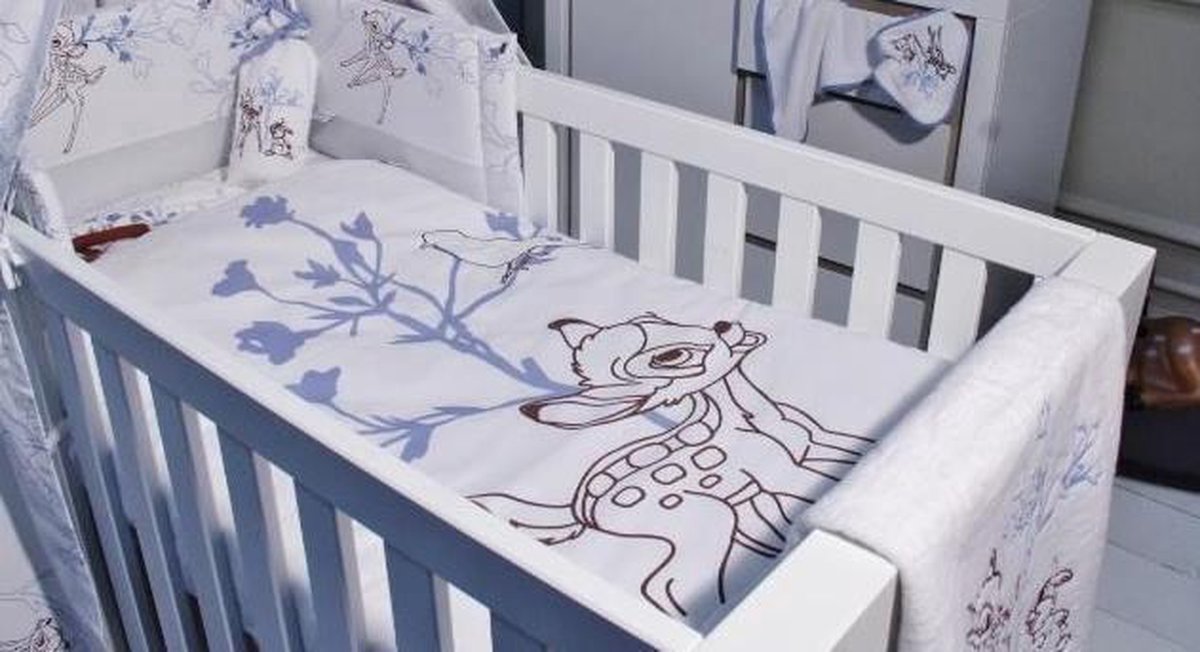 ANEL - Wieglaken - Model: Disney Bambi - incl. sloopje - Formaat: 80x100cm ANEL - Wieglaken - Model: Disney Bambi - incl. sloopje - Formaat: 80x100cm