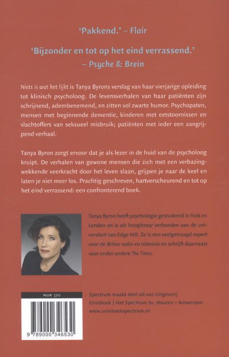 Niets is wat het lijkt - back cover