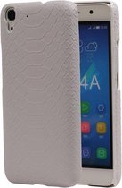 Wit Slang Hardcase Backcover Huawei Honor Y6 Cover