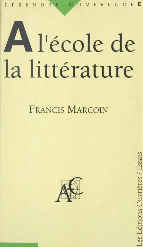À l'école de la littérature - cover