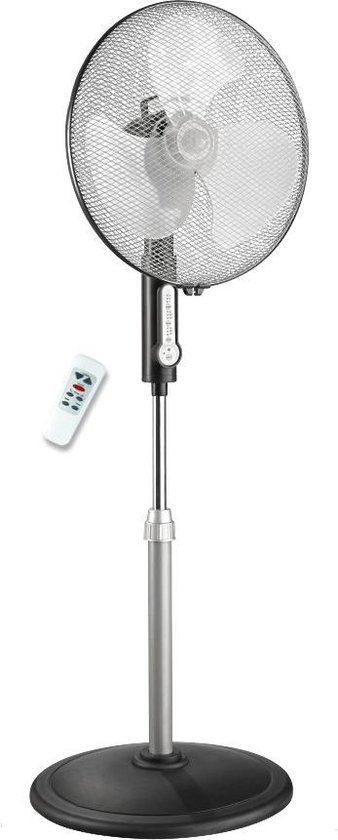 Casafan Greyhound SV45-8 AZ FB statiefventilator - Antraciet - 50 Watt - Afstandsbediening