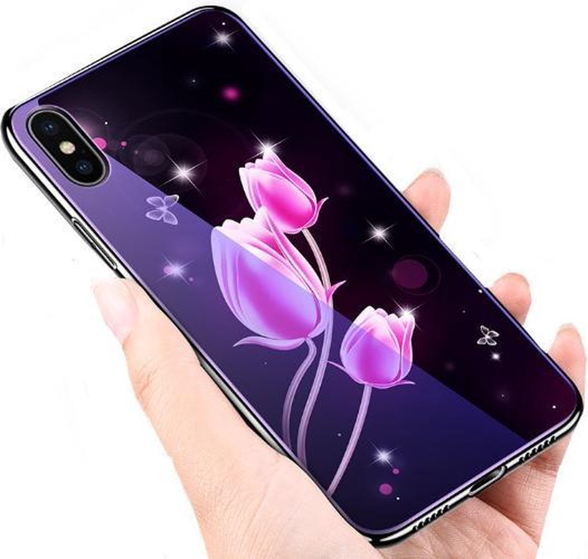 Schokbestendige Hybride Blauw Licht Back Cover voor Galaxy S8 _ Tulp