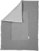 Koeka - Boxkleed Vizela 85x100cm - Soft Blue/Silver Grey