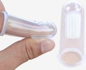 Baby tandenborstel - 2 stuks - vingertandenborstel - kindertandenborstel op vinger - siliconen