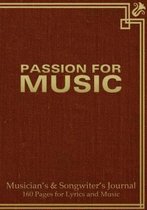 Musician's and Songwriter's Journal 160 Pages for Lyrics & Music