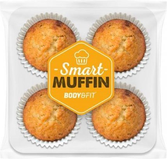 Body & Fit Food Smart Muffins 4 muffins apple cinnamon