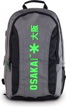 Osaka SENIOR LARGE BACKPACK - GUN METAL / GREEN