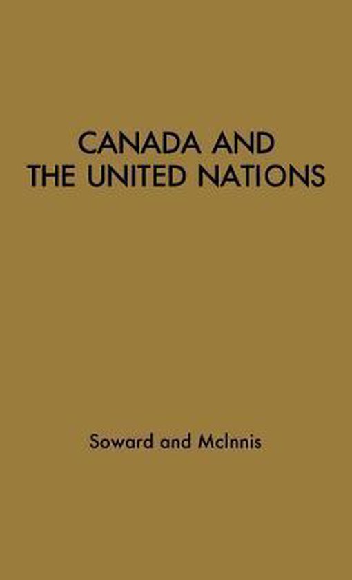 Canada and the United Nations - cover