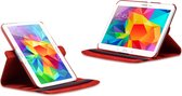 "Apple iPad Air 1 9.7"" Luxe Lederen Hoes - Auto Wake Functie - Meerdere standen - Case - Cover - Hoes - Rood"
