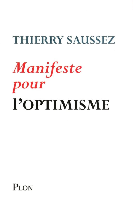 Manifeste pour l'optimisme - cover