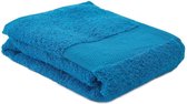 Arowell Sporthanddoek Fitness Handdoek 130 x 30 cm - 500 Gram - Lichtblauw - 10 stuks