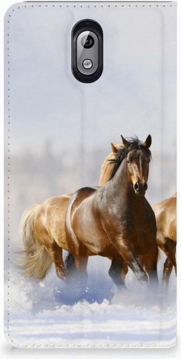Nokia 3.1 (2018) Hoesje maken Paarden