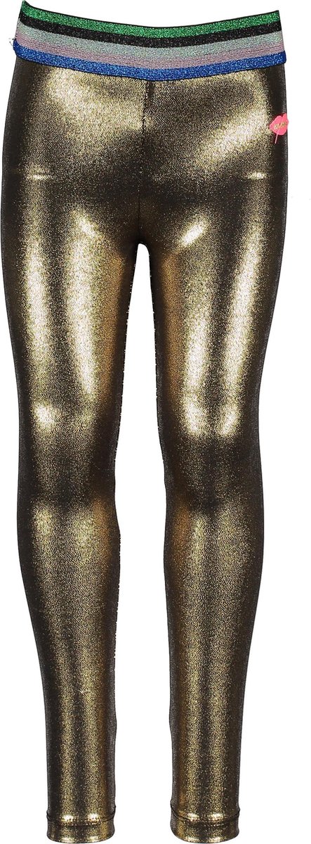 Lol opwinding Landschap Kidz-Art Meisjes Legging met gouden coating - Gold - Maat 92 | bol.com