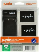 Jupio Kit: 2x Battery NP-W126 + USB Single Charger