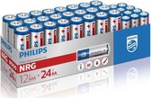 Philips Power Alkaline 36 Pack - 24 AA & 12 AAA Voordeelverpakking