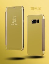 Clear View Cover Set voor Samsung Galaxy S8 _ Goud