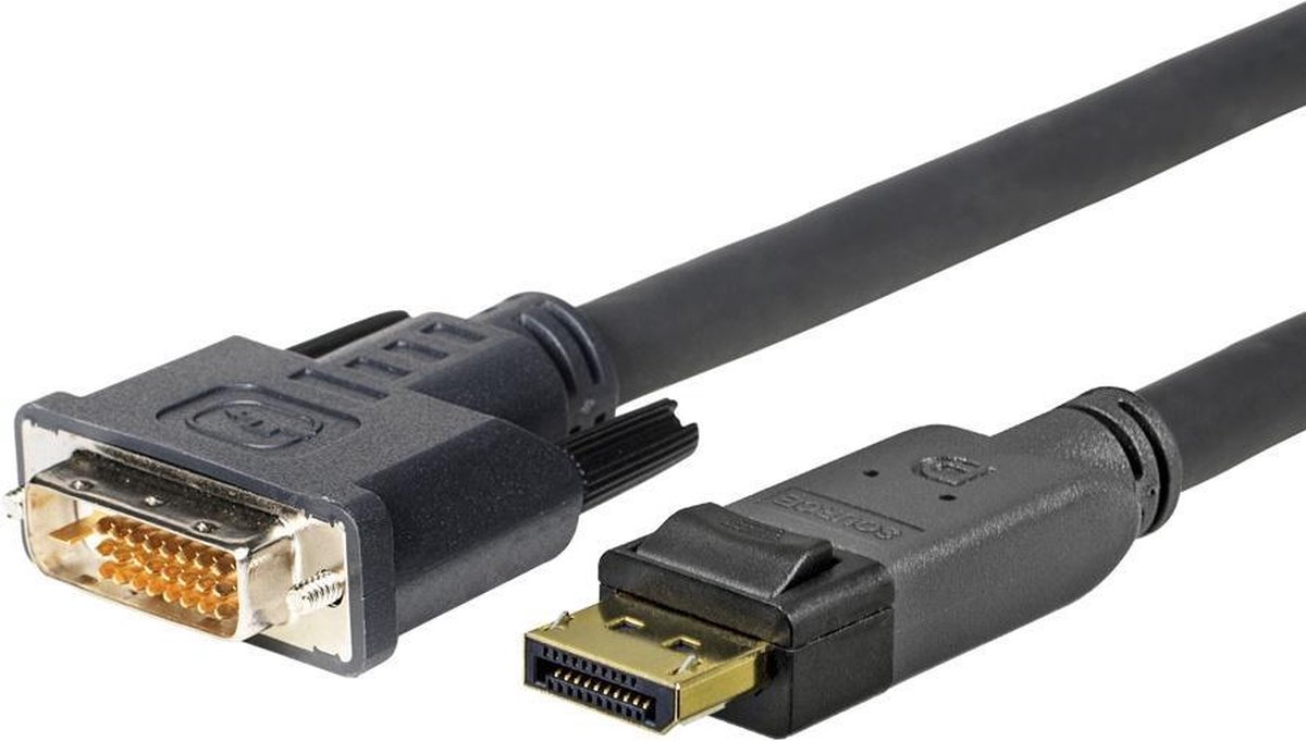 VivoLink 3.0m Displayport - DVI-D 3 m Zwart