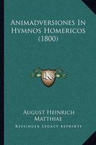 Animadversiones in Hymnos Homericos (1800)