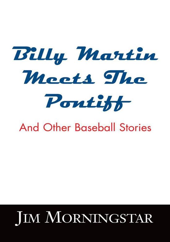 Billy Martin Meets the Pontiff - cover