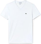 Lacoste Heren T-shirt - White - Maat M