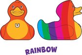Luxury RAINBOW GAY  Duck van Bud Duck: Mooiste Design badeend ter Wereld   10CM