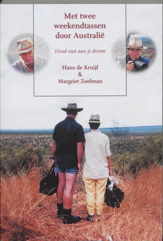 Cover van het boek 'Met twee weekendtassen door Australie' van H. de Kruijf en M. Zoelman