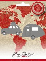 Die - Amy Design Maps - Car with caravan