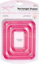 xcut shape cutter 3 x templates - rectangles