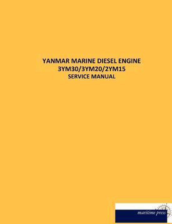 Yanmar Marine Diesel Engine 3ym30/3ym20/2ym15 - cover