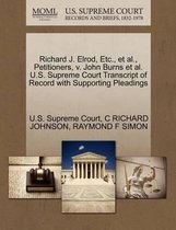 Richard J. Elrod, Etc., et al., Petitioners, V. John Burns et al. U.S. Supreme Court Transcript of Record with Supporting Pleadings
