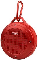 MIFA F10 Outdoor Draadloze Bluetooth 4.0 Stereo Draagbare Speaker Ingebouwde microfoon Schokbestendigheid IPX6 Waterdichte Speaker met Bass - Red
