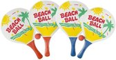 Beachball set incl. bal - Hout - 38 cm