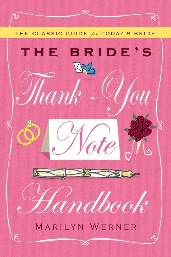The Bride's Thank-You Note Handbook - cover