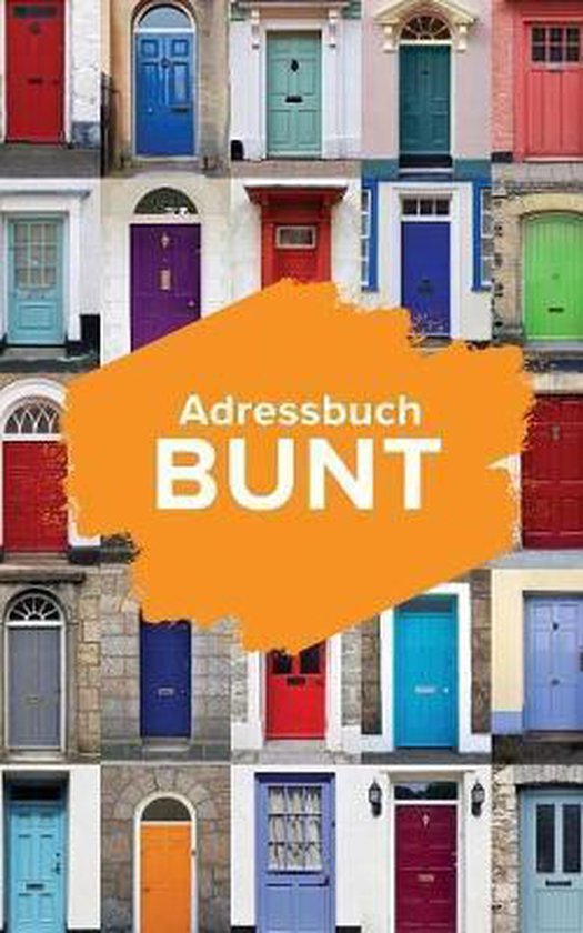 Adressbuch Bunt - cover